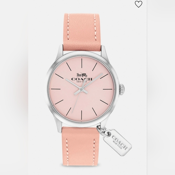New Coach Stainless‎ Steal Ruby Watch, water-resistant. Pink Band - Picture 1 of 4